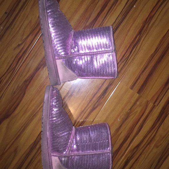 UGG Shoes - Sequin uggs pink purple